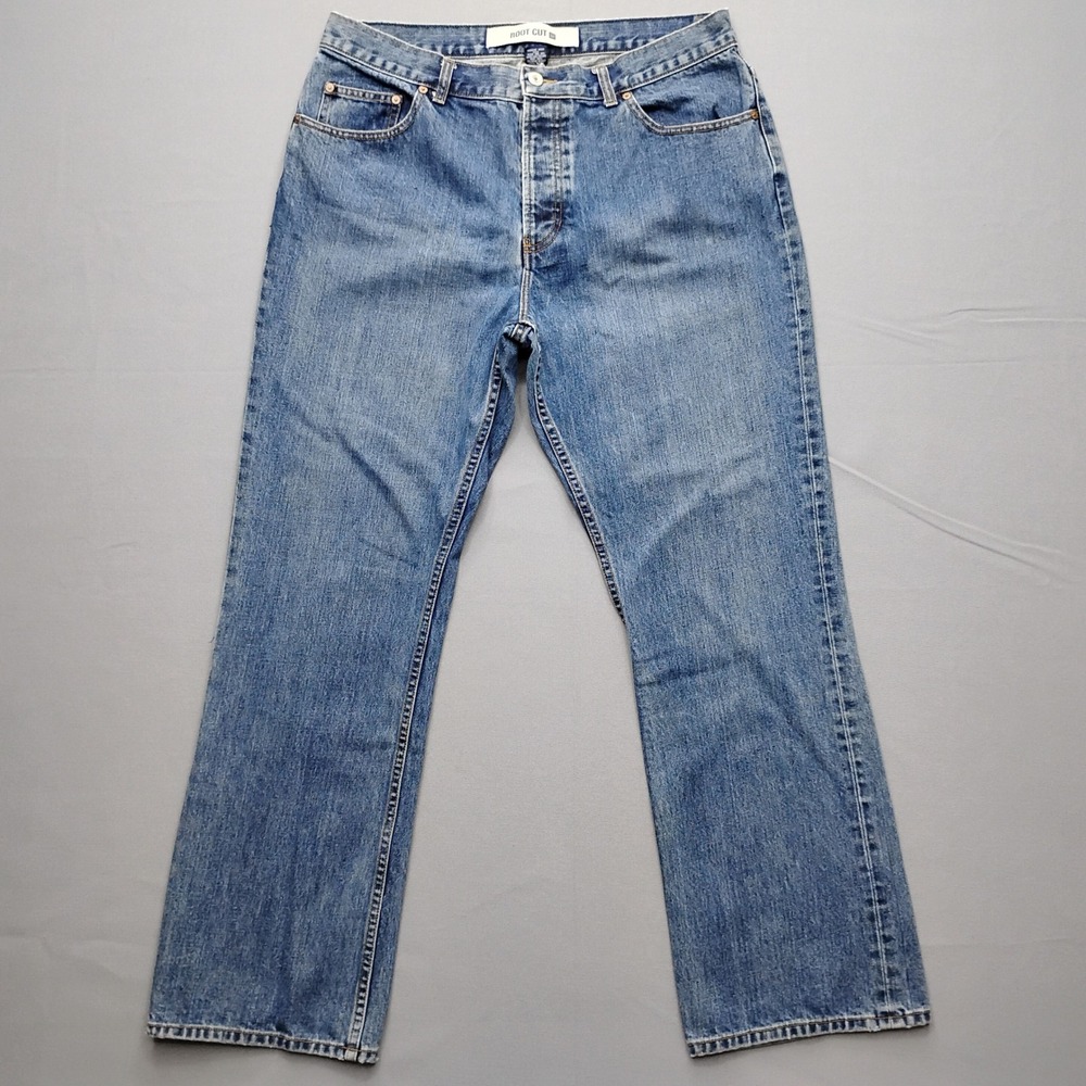 Gap Vintage Y2K 2002 Bootcut Jeans Womens 16R Medium Wash Blue Cotton Button Fly